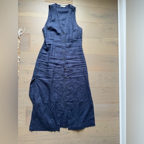 Onia Linen Midi Dress - Picture 5 of 8